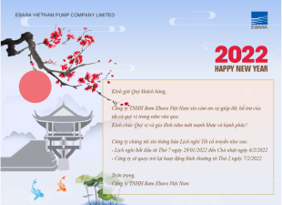 Thông Báo: Lịch nghỉ Tết Nhâm Dần 2022